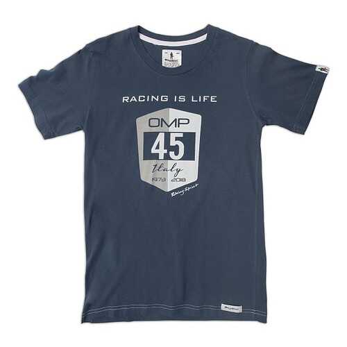 Футболка Crew Neck Short Sleeves Racing is Life Slate XL OMP Racing RS/TS/0028/081/xl