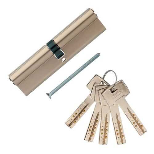 Европрофильный цилиндр ABUS M12R410 ключ/ключ 65-65 (130 мм) NI (5 key)