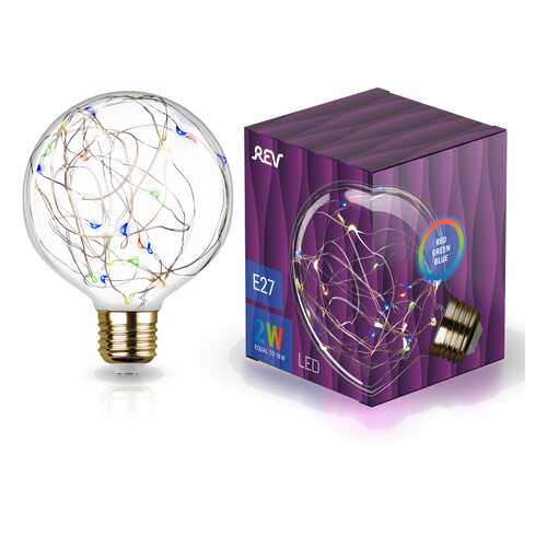 Лампа светодиодная REV VINTAGE RGB Starry шар G95 E27 DECO Premium 32446 1