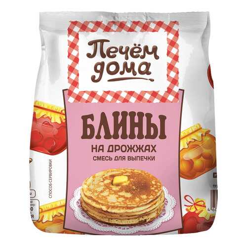 Смесь для выпечки Печем дома блины на дрожжах 400 г
