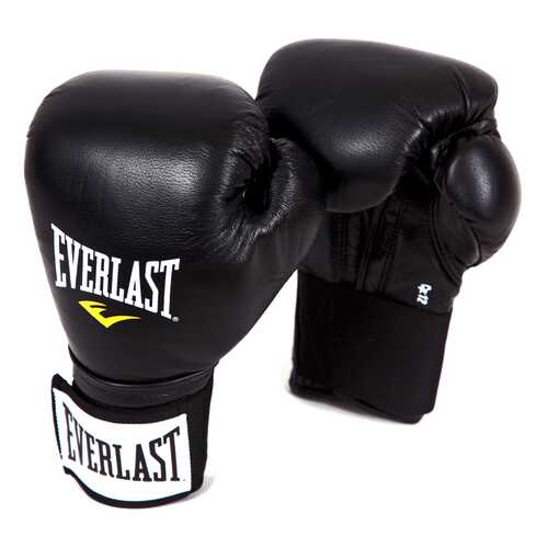 Боксерские перчатки тренировочные Everlast 141201U черные 12 унций