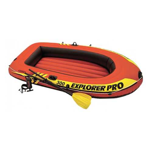 Лодка Intex Explorer PRO-300 с веслами 2,44 x 1,17 м orange