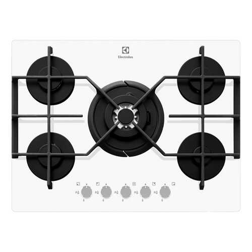 Встраиваемая варочная панель газовая Electrolux EGT97353YW White