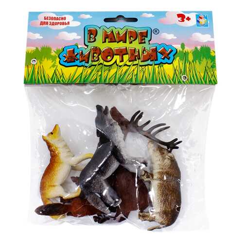 Игровой набор животных 1TOY В мире животных 5 шт.