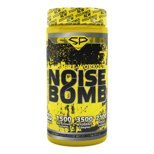 Предтренировочный комплекс SteelPower Noise Bomb 450 г яблоко