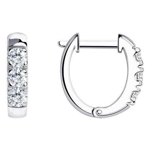 Серьги SOKOLOV из серебра со Swarovski Zirconia 89020049