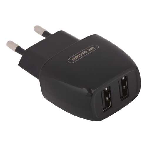 Сетевое зарядное устройство WK CADDY 2 USB 2,1A Black