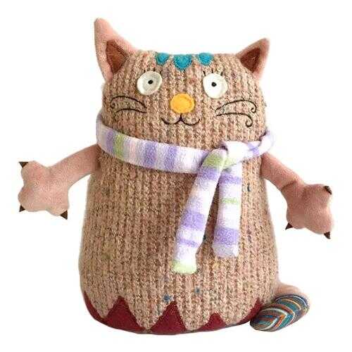 Мягкая игрушка Gulliver Кот Котейка, 15 см розовый