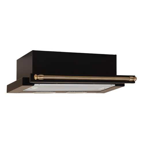 Вытяжка встраиваемая Elikor Интегра 60П-400-В2Л Black/Brown