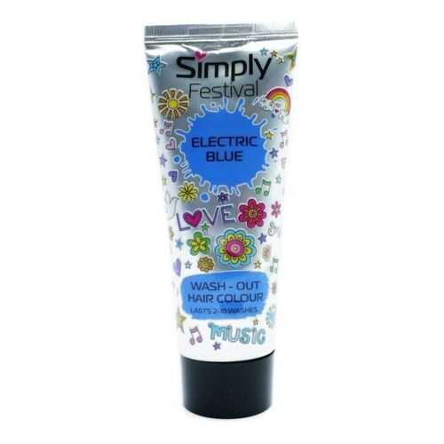 Краска для волос Simply Festival Electric Blue Голубая дымка Mellor&Russell, 75 мл