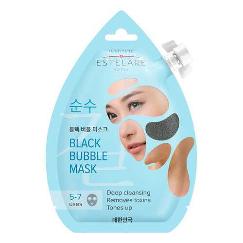 Черная пенящаяся маска Estelare Black Bubble Mask 20 мл
