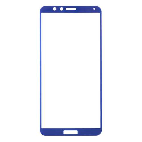 Защитное стекло 5D на весь экран для Huawei Honor 7X синее