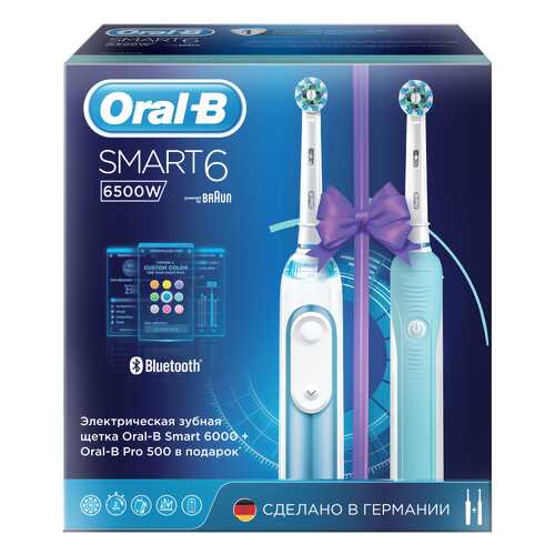Электрическая зубная щетка Braun Oral-B 6500 W (D700.525.5XP)