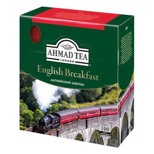 Чай черный Ahmad Tea english breakfast 100 пакетиков