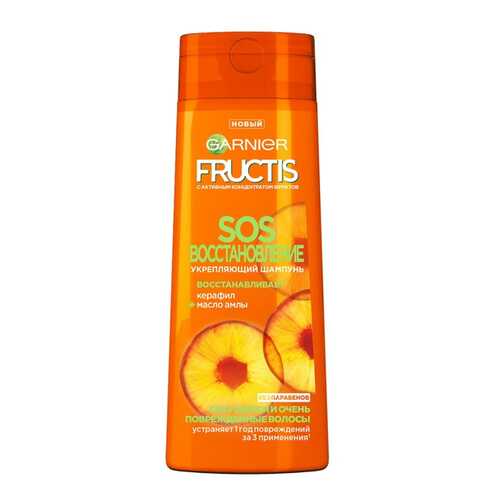 Шампунь GARNIER FRUCTIS SOS Восстановление секущихся кончиков волос 400мл