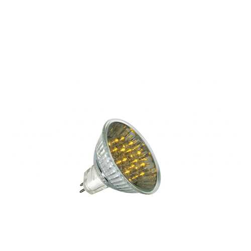 Лампа рефлекторная светодиодная LED, 1W GU5,3 желтая 28003