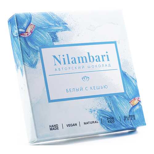 Шоколад Nilambari белый с кешью 65 г