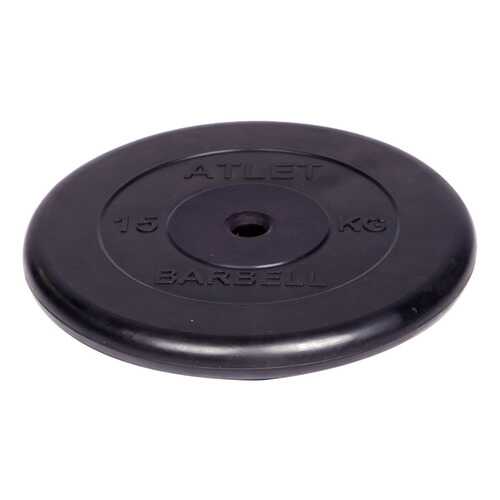 Barbell d 31 мм черный 15,0 кг Atlet