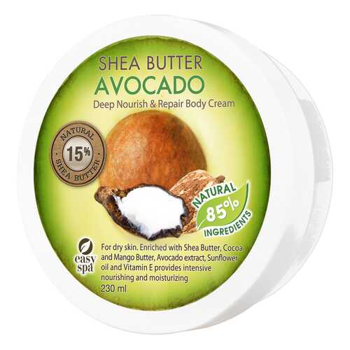Крем для тела Easy Spa Shea Butter Avocado Deep Nourish and Repair Body Cream 230 мл