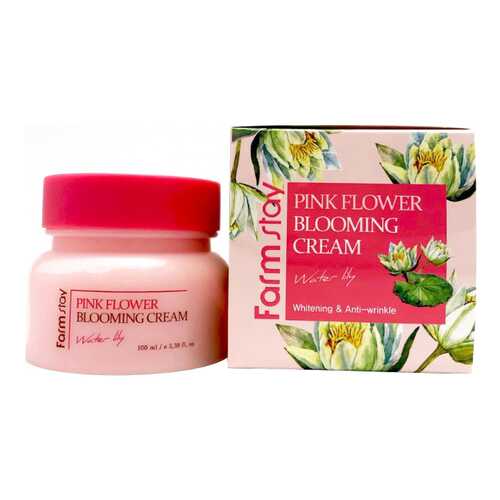 Крем для лица FarmStay Pink Flower Blooming Cream Water Lily 100 мл
