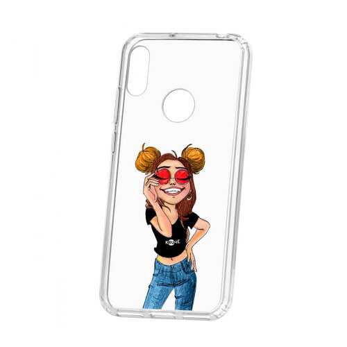 Чехол Huawei Y6 2019 Kruche Print Smiling