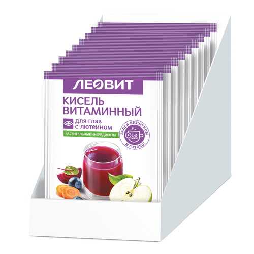 Кисель Витаминный для глаз с лютеином. Шоубокс 20 шт. по 18 г.