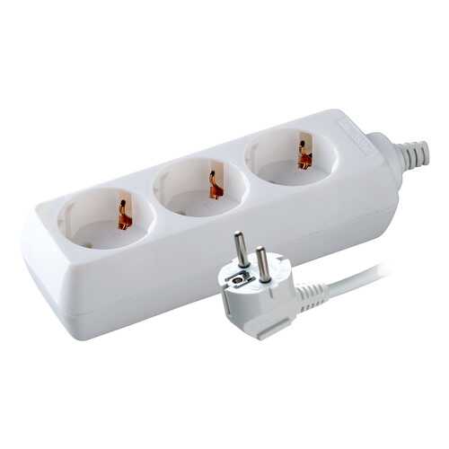Удлинитель Volsten S 3x5-Z, 3 розетки, 5 м, White