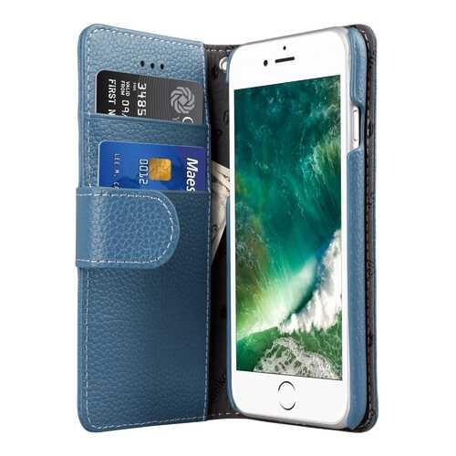 Чехол Melkco для Apple iPhone 7/8 - Wallet Book Type Blue