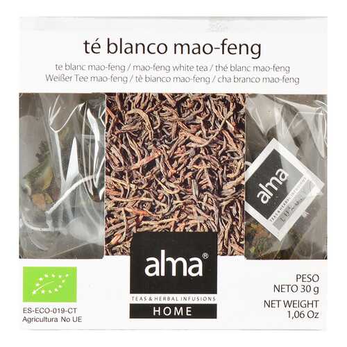 Чай белый Alma Home Organic Маофэн 15*2 г