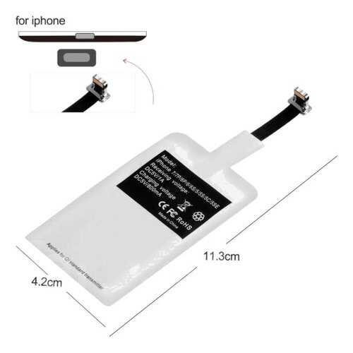 Адаптер NoBrand для беспроводной зарядки iPhone ( Lightning ) (3210)
