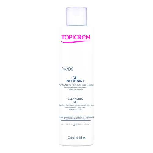 Очищающий гель Topicrem PV/DS Cleansing Gel 200 мл