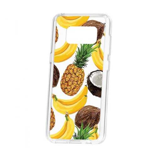 Чехол Kruche Samsung Galaxy S8 Print Тропический микс