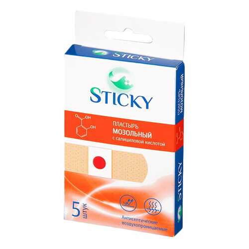 Пластырь мозольный Sticky 5 шт.
