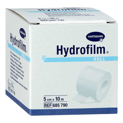 Фиксирующий пластырь из прозрачной пленки в рулоне, 5 cм x 10 м Hydrofilm Roll
