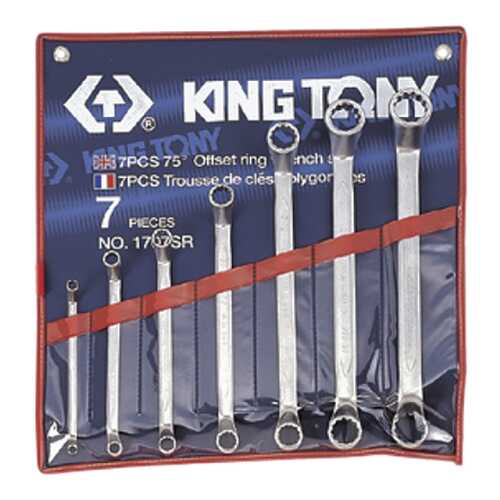 Набор накидных ключей KING TONY 1/4-9/8, 7 предметов 1707SR