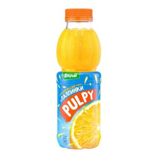 Напиток сокосодержащий апельсин Pulpy с мякотью 0.9 л