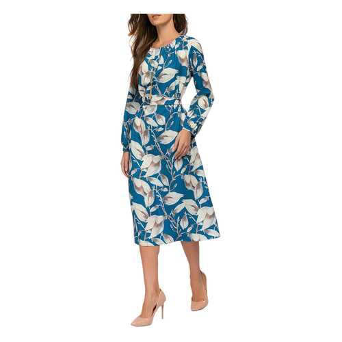Платье женское D&M by 1001DRESS DM01671TE синее S