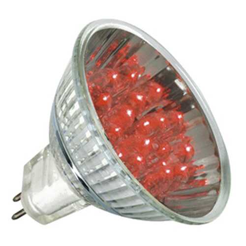Лампа рефлекторная светодиодная LED, 1W GU5,3 красная 28002