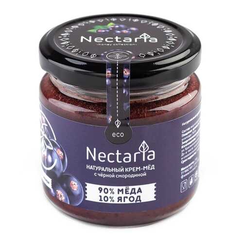 Крем-мёд с чёрной смородиной Nectaria 230 г