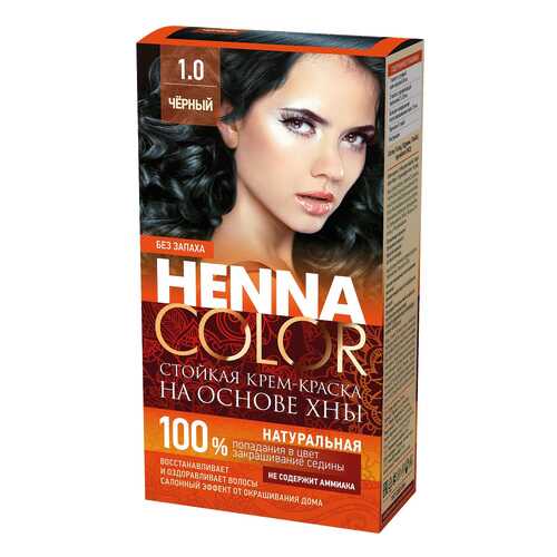 Краска для волос Фитокосметик Henna Color 1.0 Черный 115 мл