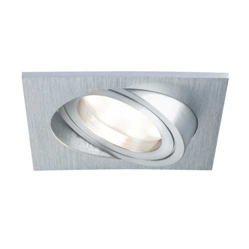 EBL Set Coin LED dim eck schw 3x7W Al-ge 93972