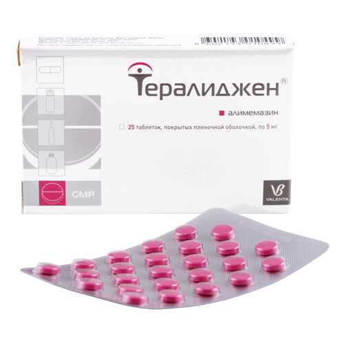 Тералиджен таблетки 5 мг 25 шт.