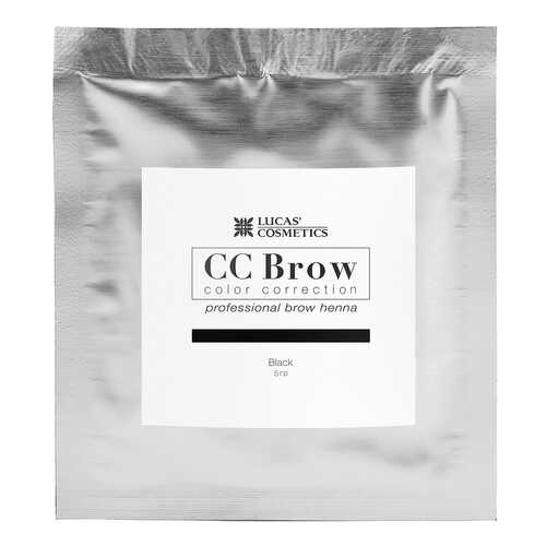 Краска для бровей LUCAS' COSMETICS CC Brow Black саше 5 гр