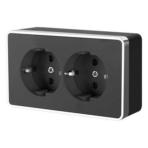 Розетка двойная с заземлением Gallant Werkel WL15-02-03