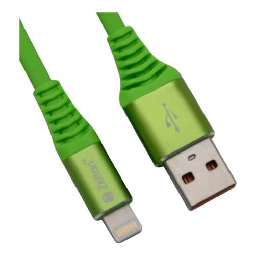 Кабель Zetton Lightning 1м Green (ZTUSBRSTGNA8)