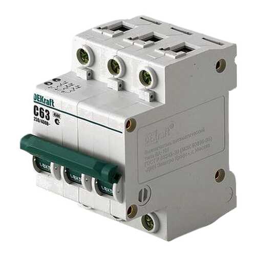 Автоматический выключатель 3Р 63А Schneider Electric DEKraft, арт. 11084DEK