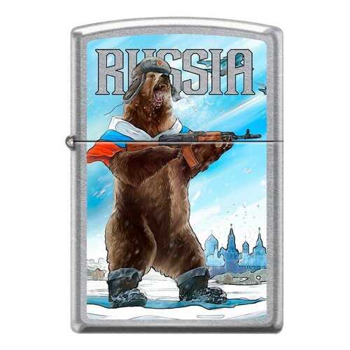 Зажигалка Zippo 207 Russian Bear Street Chrome