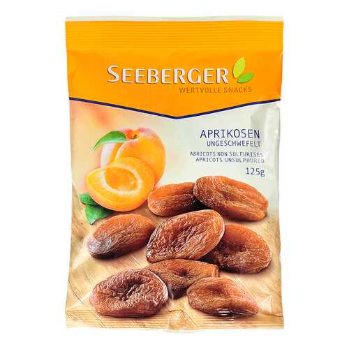 Сухофрукты Seeberger курага несульфитированная 125 г