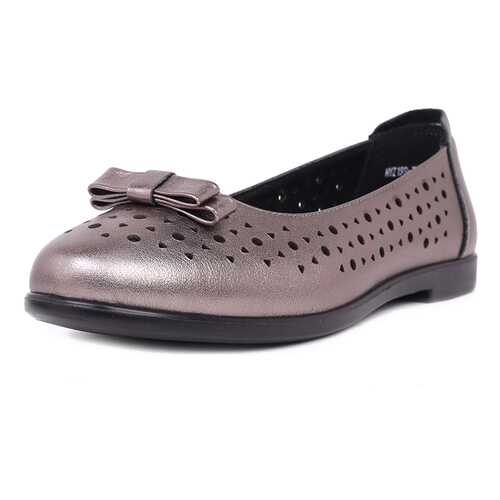 Балетки женские Alessio Nesca MYZ19S-7A серебристые 40 RU