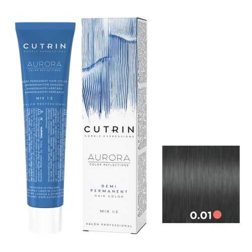 Крем-краситель AURORA DEMI PERMANENT CUTRIN 0.01 серебряная пыль 60 мл